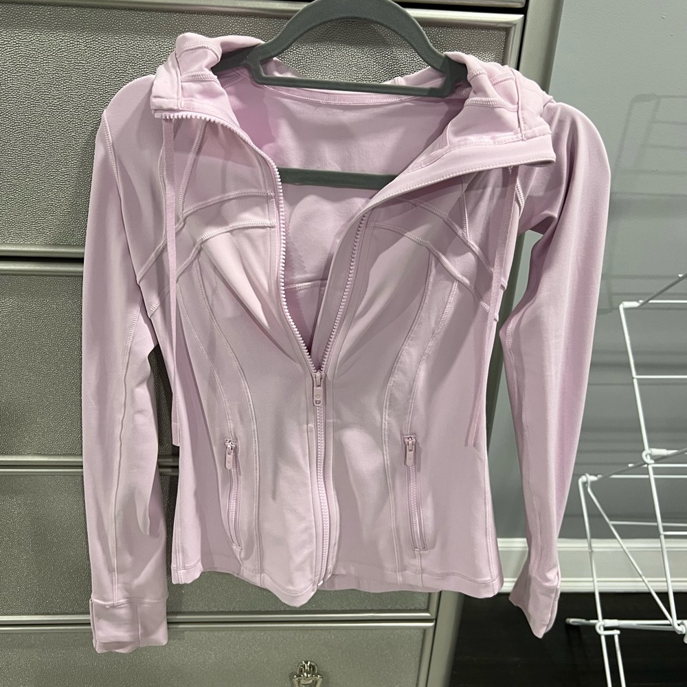 Lululemon hooded define jacket meadowsweet pink
